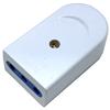 PRESA VOLANTE PER RETE ELETTRICA MED 9002B 10A 2 POLI + TERRA COLORE BIANCO